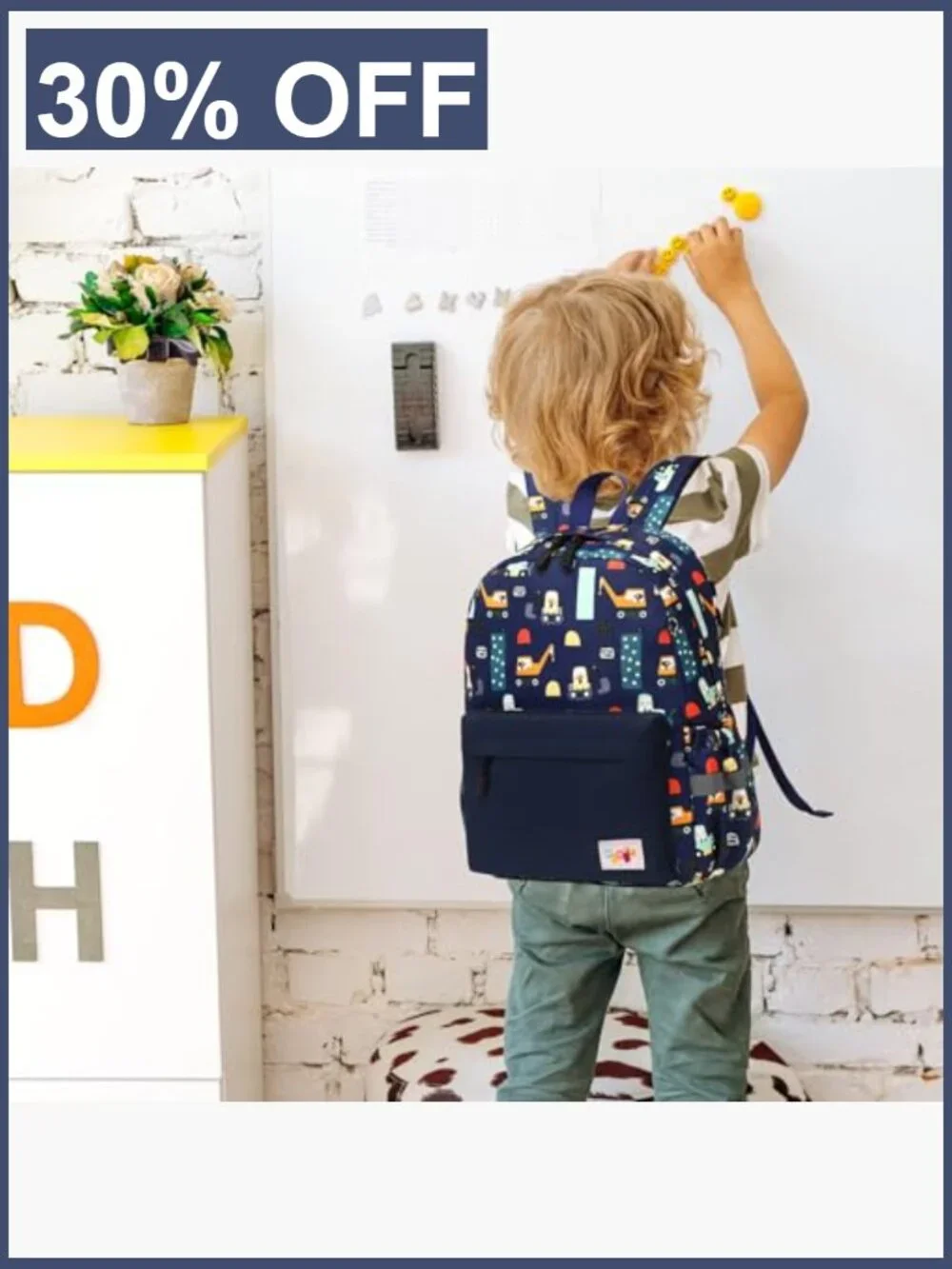 Toddler Backpack Kids Boys Girls with Chest Strap Preschool